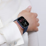 Radley Series 32 smart watch with navy silicone strap - British product