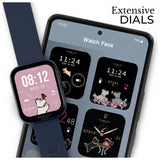 Radley Series 32 smart watch with navy silicone strap - British product