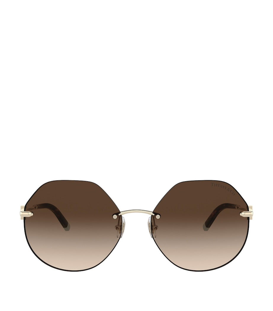 Tiffany & Co. hexagonal sunglasses imported from the UK