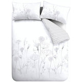 Catherine Lansfield floral print single bedding set, UK version