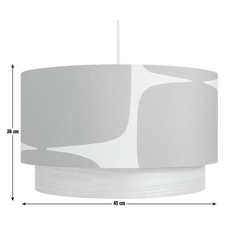 Habitat x Scion green Lohko 2-tier lampshade 45cm, UK version