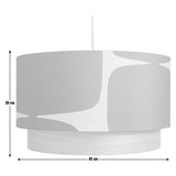 Habitat x Scion green Lohko 2-tier lampshade 45cm, UK version