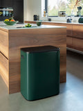 Brabantia Pine Green Bo Touch Double 30L Bin