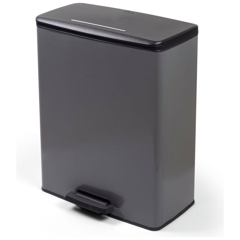 Curver pedal bin cool grey 65L, imported from the UK