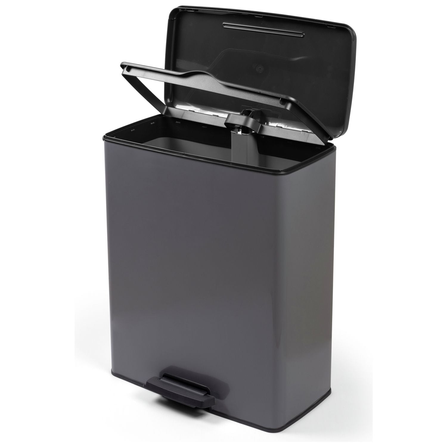 Curver pedal bin cool grey 65L, imported from the UK