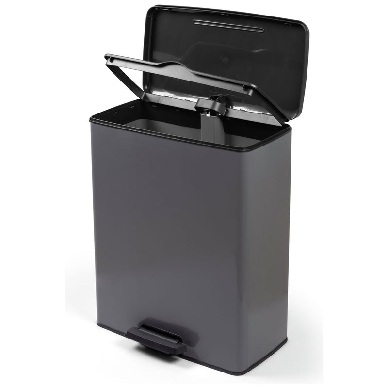 Curver pedal bin cool grey 65L, imported from the UK
