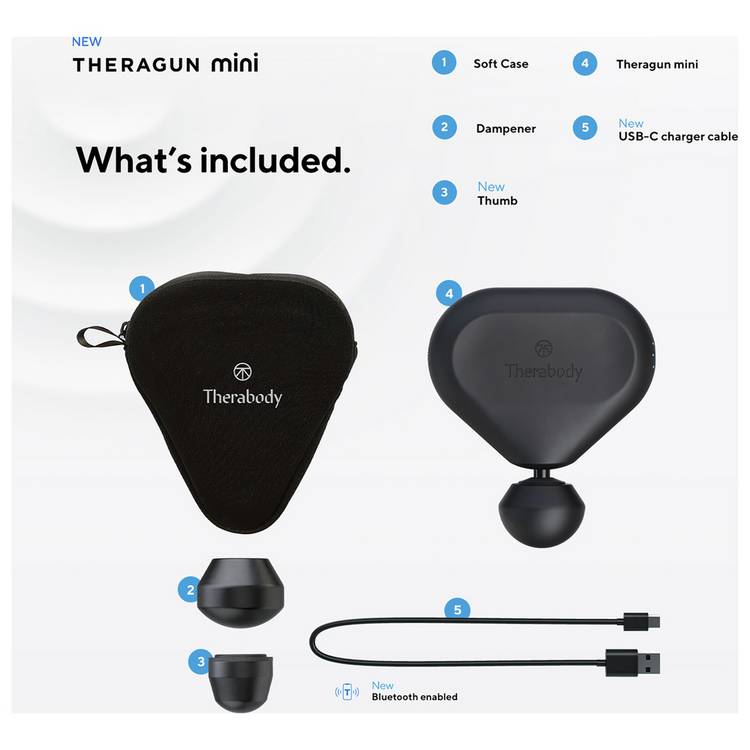 Therabody Wave Duo vibrating massage ball, imported from the UK