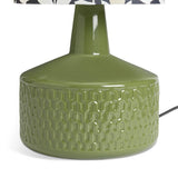 Habitat ceramic table lamp green 44cm - British product