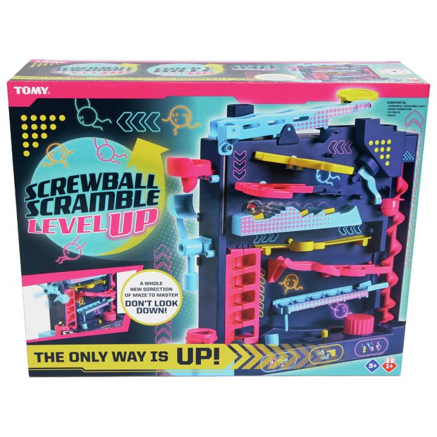 TOMY Screwball Scramble Level Up game vertical maze, UK version