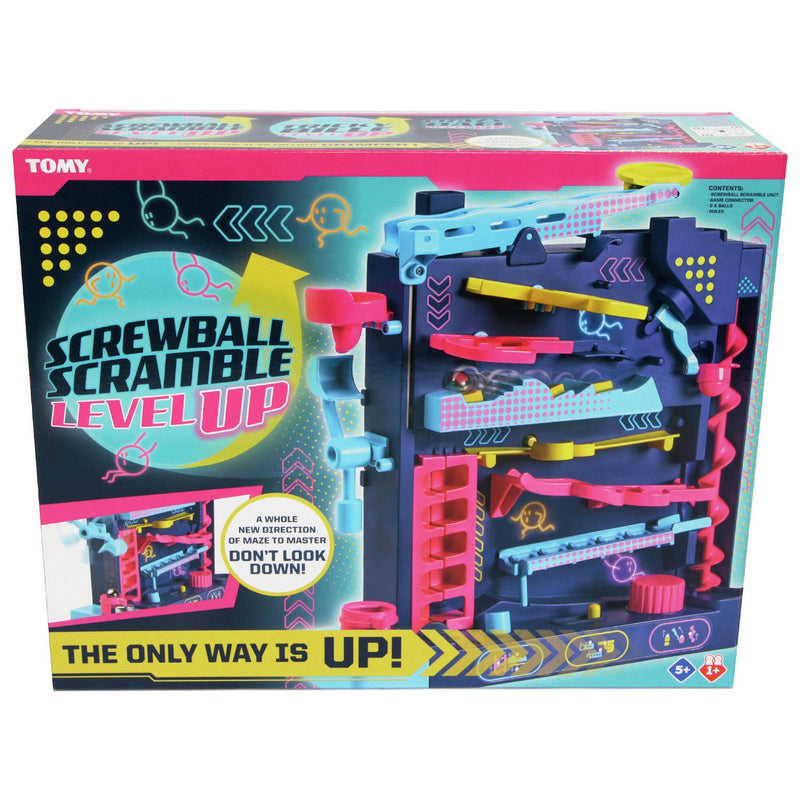 TOMY Screwball Scramble Level Up game vertical maze, UK version