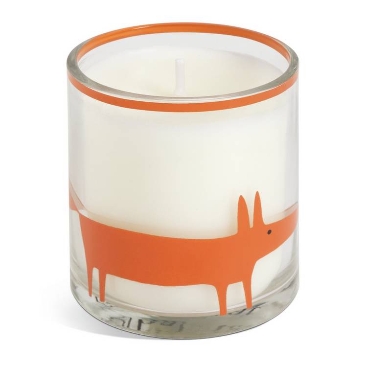 Habitat x Scion glass candle paradise plum orchid, UK version