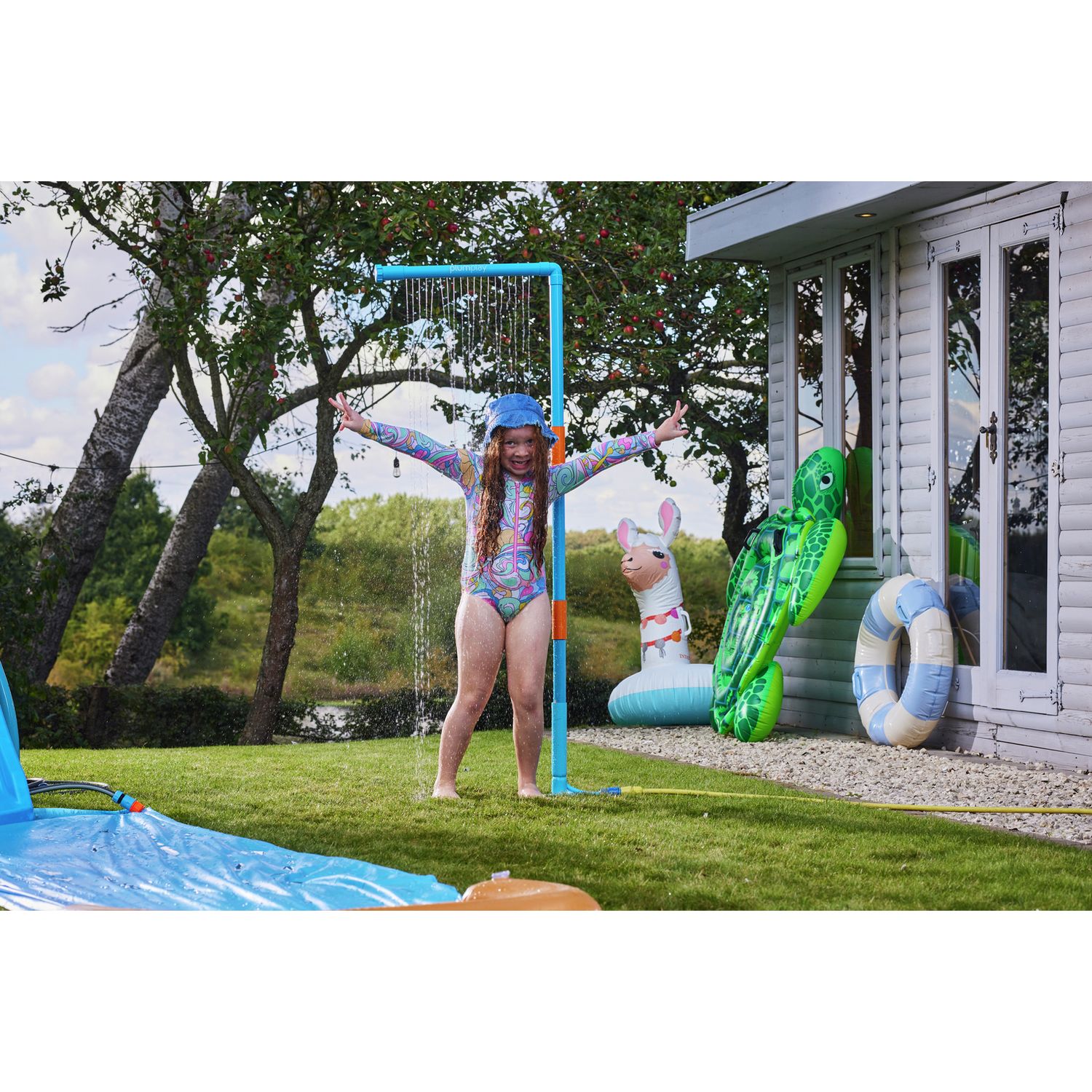 Plum Water Park Rain Wall outdoor water toy for kids - British product