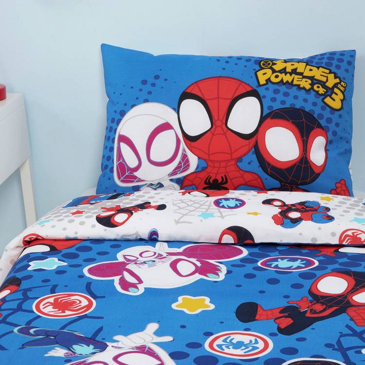 Disney Spidey and Friends bedding set toddler, UK version