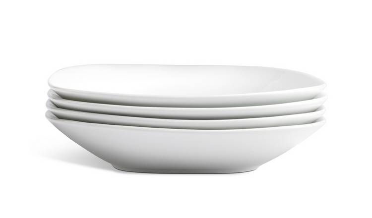 Designed by Sebastian Conran 4 Piece Porcelain Pasta Bowls