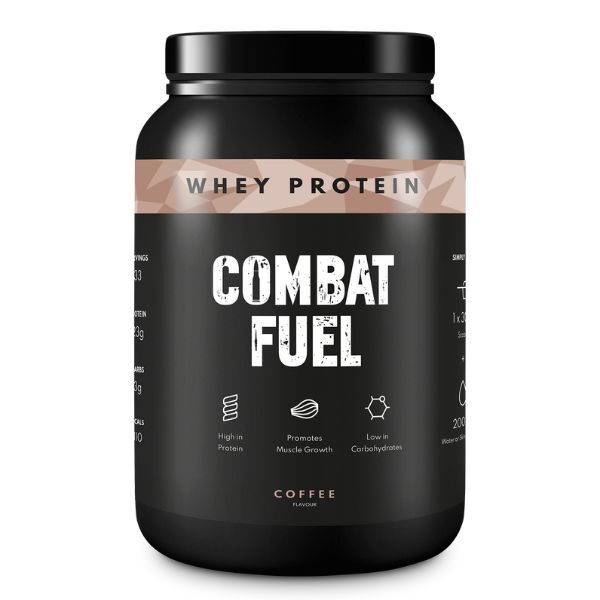 Combat Fuel Whey Protein Powder Coffee 1KG GOODS Superdrug   