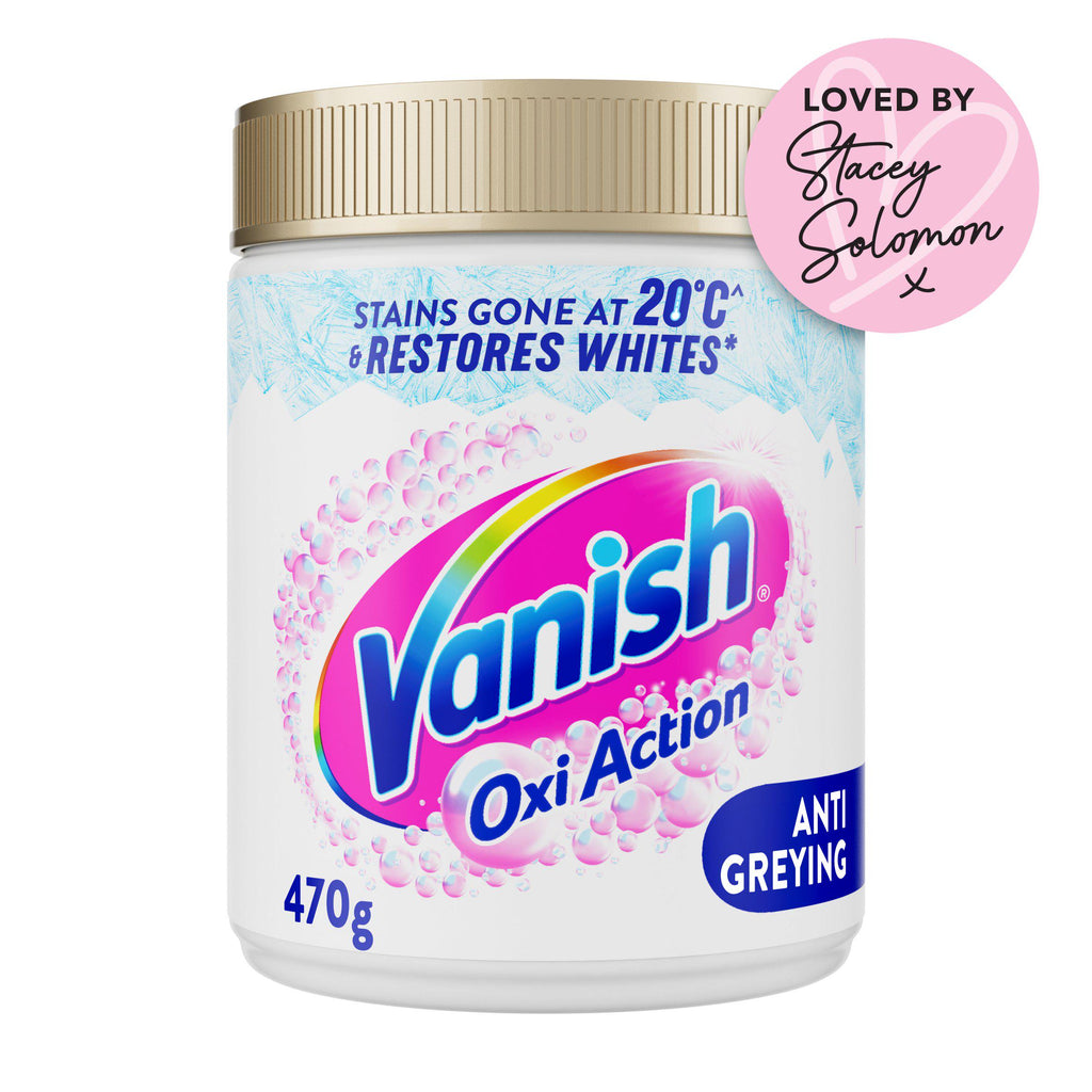 Vanish Gold Oxi Action Laundry Stain Remover Powder White 470g