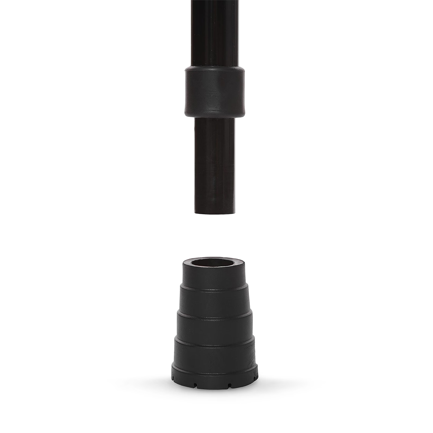 Cool shock absorbing crutch ferrules 19mm pair, imported from the UK