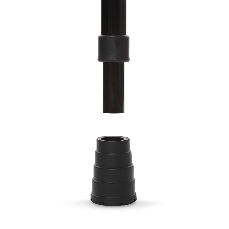 Cool shock absorbing crutch ferrules 19mm pair, imported from the UK