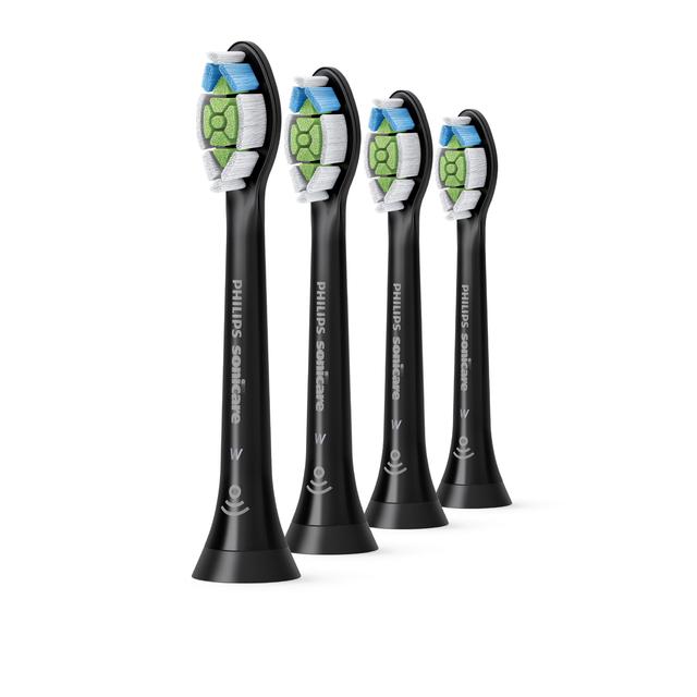 Philips Sonicare Optimal White Toothbrush Heads Black   4 per pack