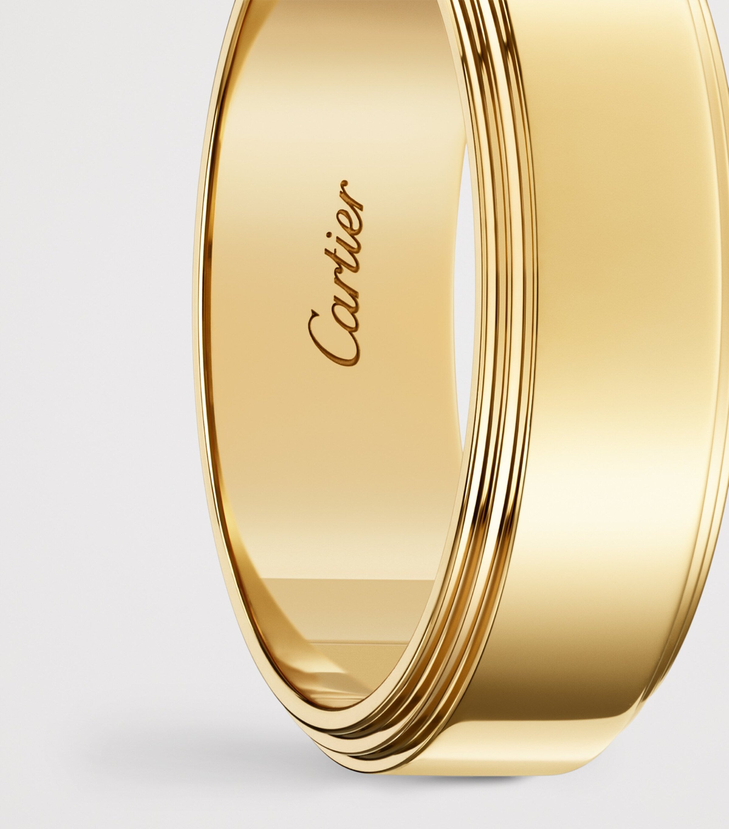 Cartier d'Amour wedding ring yellow gold 6mm UK version