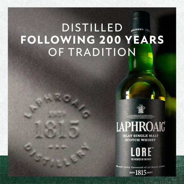 Laphroaig Lore Islay Single Malt Scotch Whisky   70cl