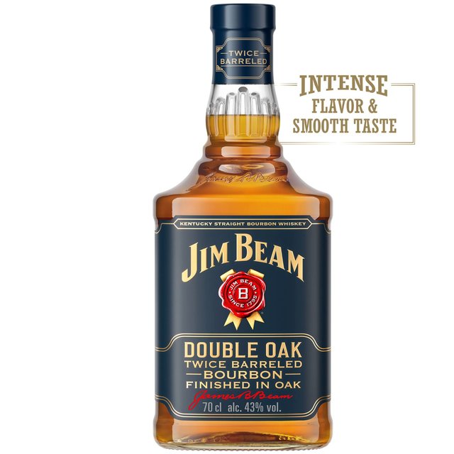 Jim Beam Double Oak Kentucky Bourbon Whiskey   70cl GOODS M&S   