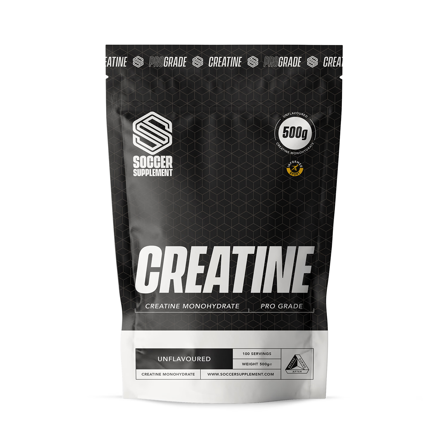 Creatine Monohydrate powder supplement - British product