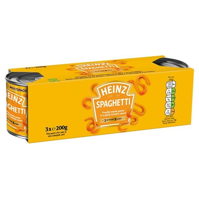 Heinz Triple Pack Spaghetti   3 x 200g GOODS M&S   