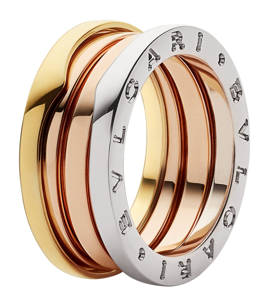 Bvlgari B.zero1 ring three gold bands - British product