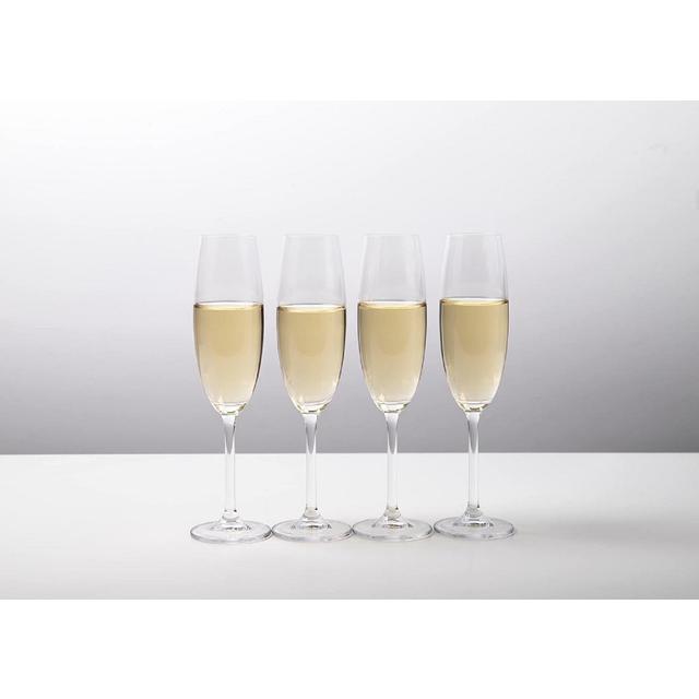 Mikasa Julie 8oz Champagne Flute Glasses Set of 4 GOODS M&S   