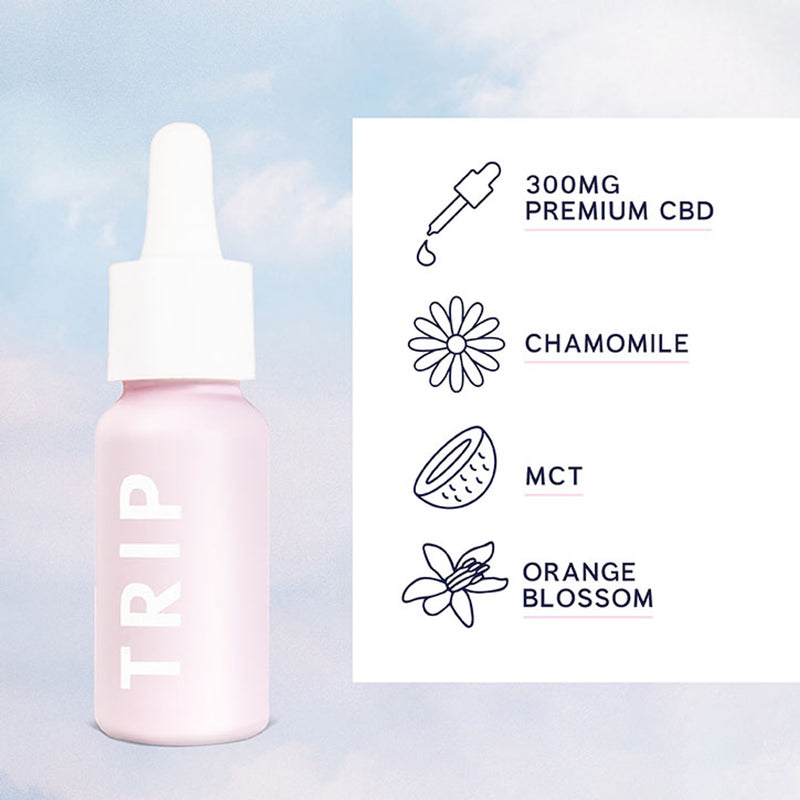 TRIP Orange Blossom & Chamomile CBD Oil 300mg 15ml