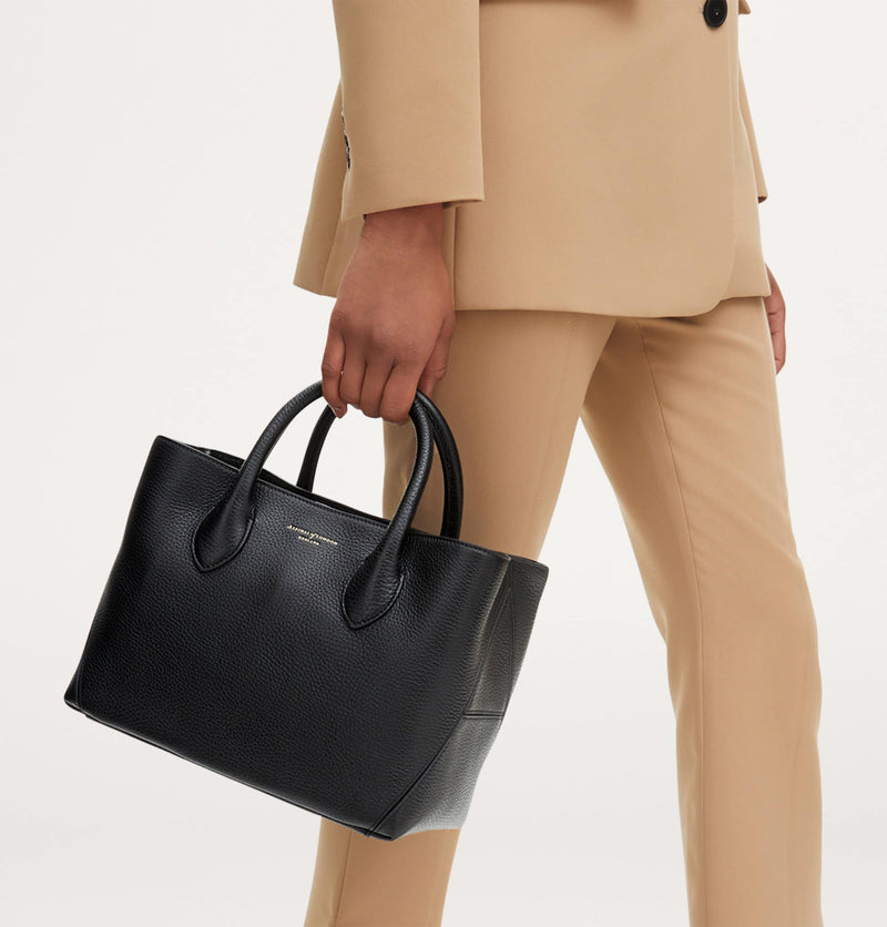 Aspinal of London Midi Leather London Tote Bag - British product
