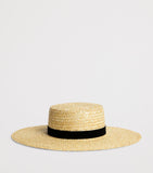 Lack Of Color Raffia Mira Boater Hat (British brand)