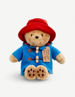Paddington Bear cuddly toy 21cm tall (British brand)