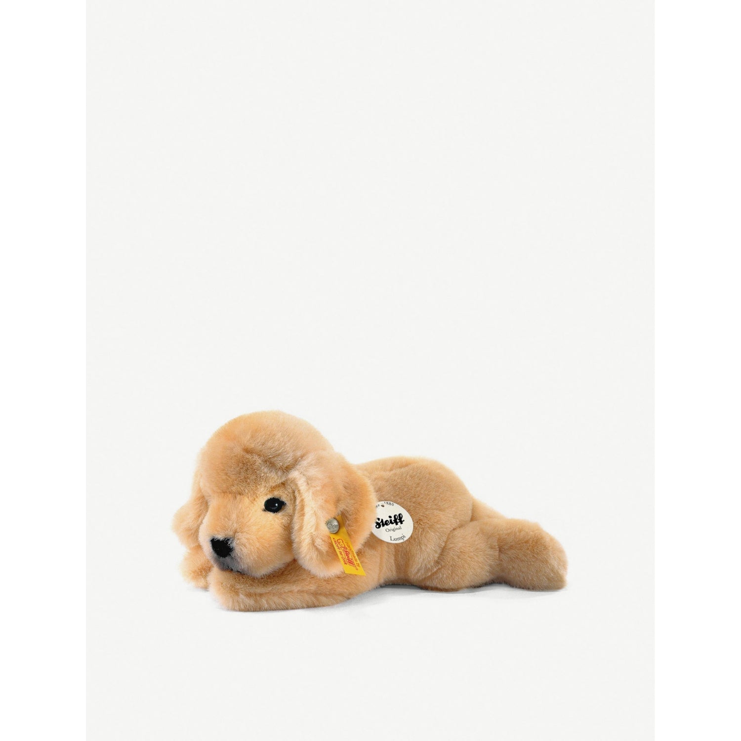 Steiff soft toy Lumpi the Retriever 22cm, imported from the UK