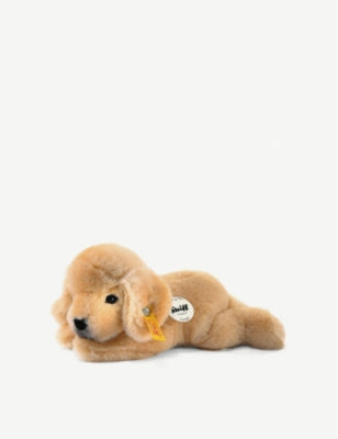 Steiff soft toy Lumpi the Retriever 22cm, imported from the UK