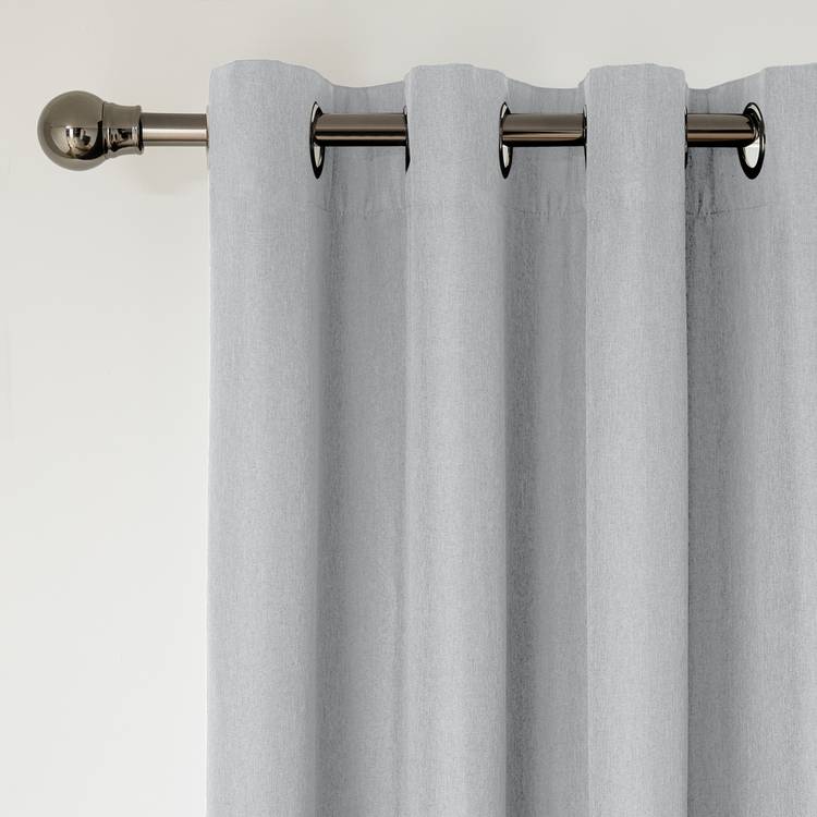 Habitat blackout curtains dove grey 117x137cm (British brand)