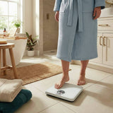 Salter bathroom scales magnifying mechanical white 25cm, imported from the UK