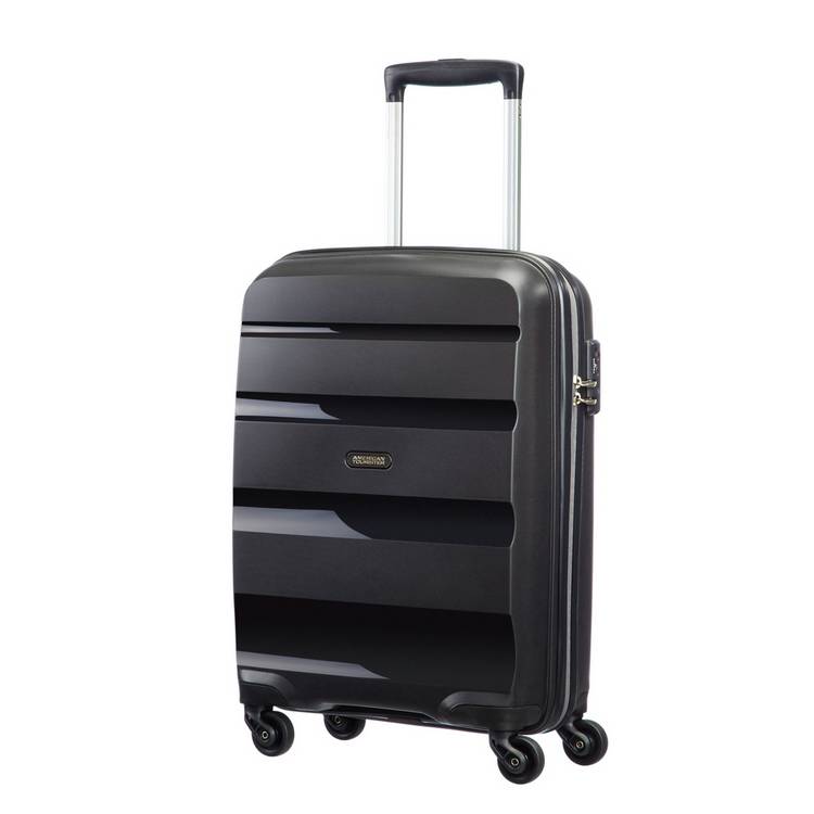 American Tourister Bon Air hard cabin suitcase black (British brand)
