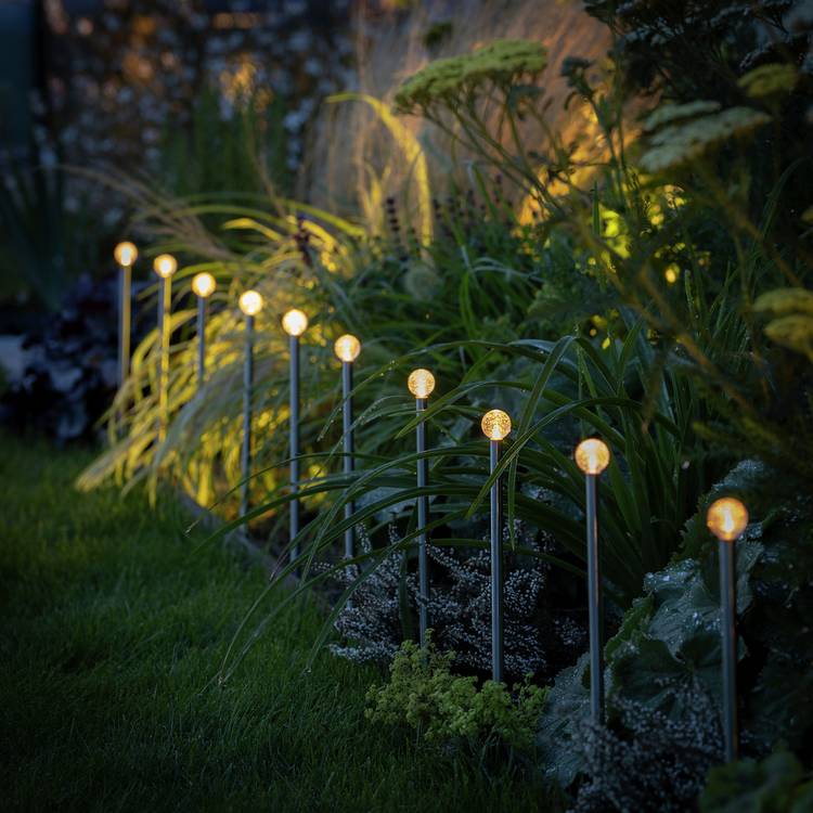 Habitat warm white solar stake lights set of 10, UK version