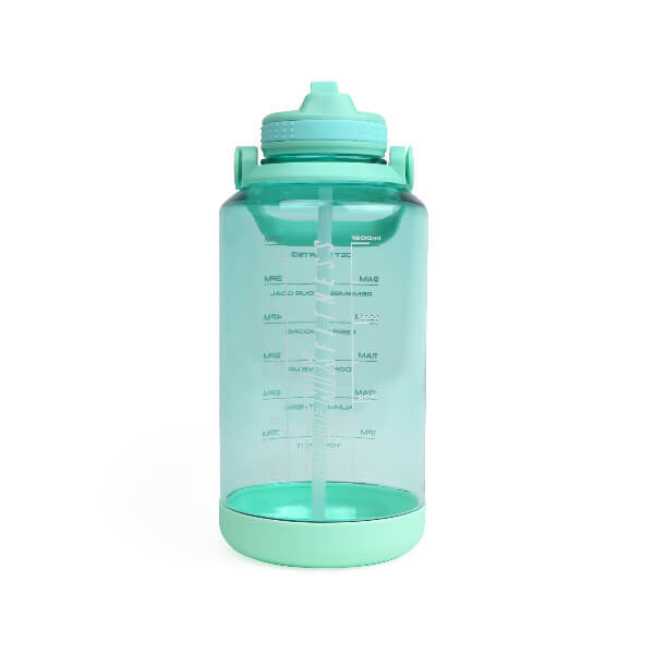 Phoenix Fitness motivational water bottle sage, UK version