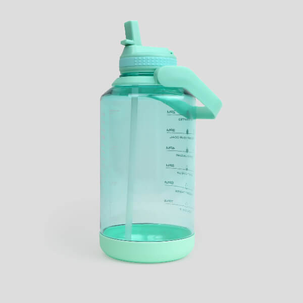 Phoenix Fitness motivational water bottle sage, UK version