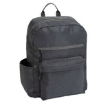 Home grey backpack block colour with padded laptop compartment, imported from the UK