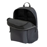 Home grey backpack block colour with padded laptop compartment, imported from the UK