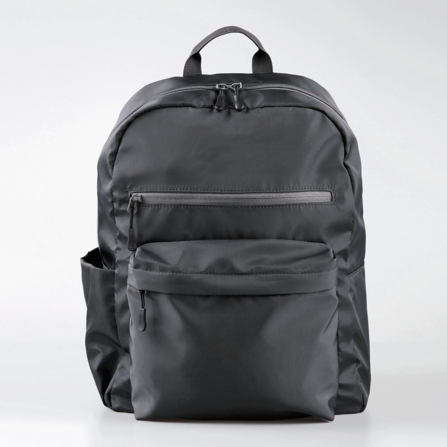 Home grey backpack block colour with padded laptop compartment, imported from the UK