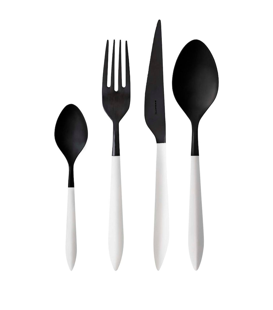 Bugatti Ares cutlery set 24-piece stainless steel, imported from the UK