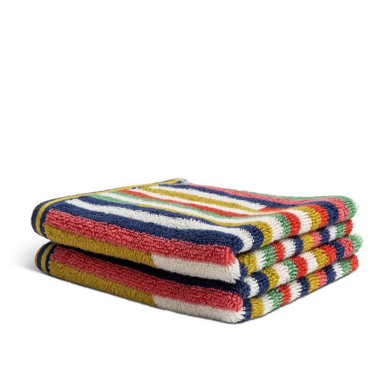 Habitat Klee stripe face cloths 2pk, UK version