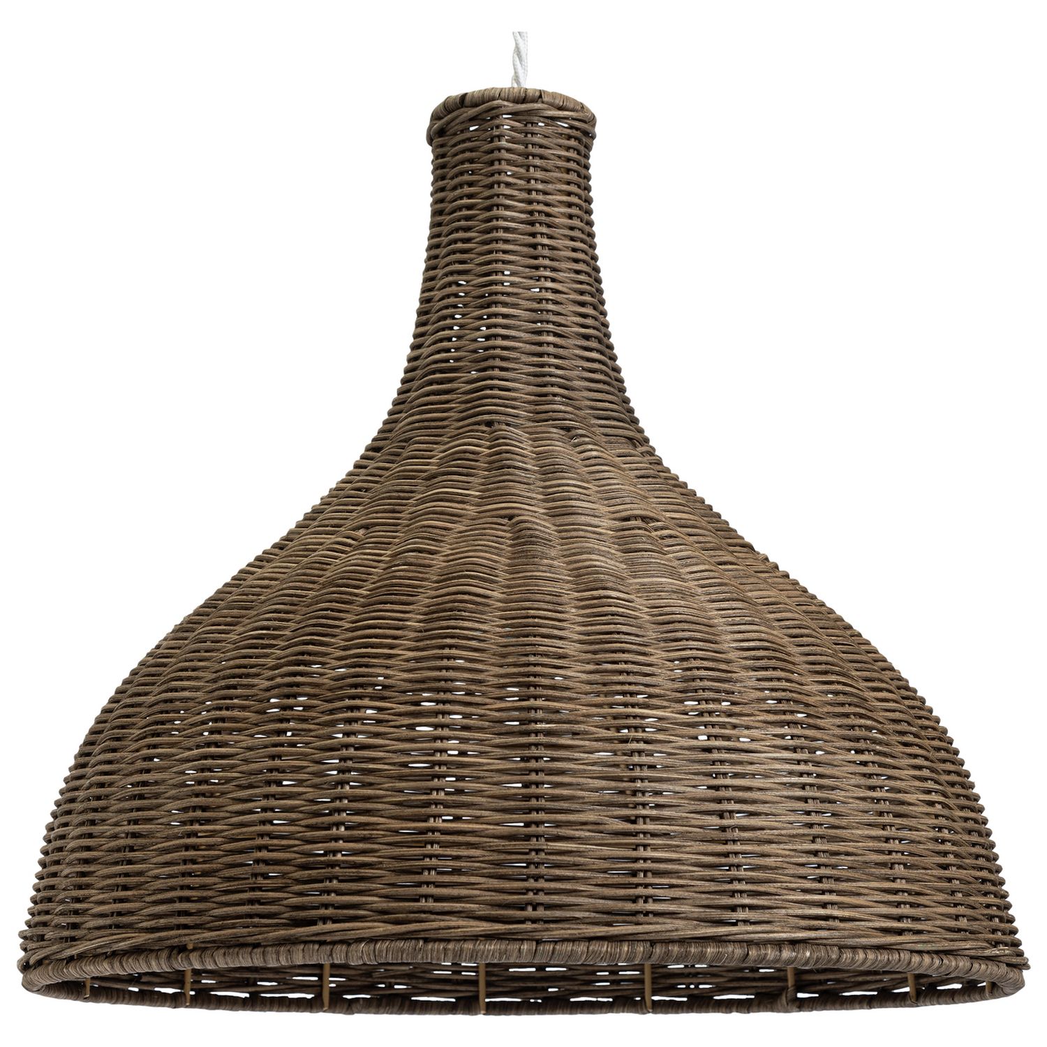 Habitat wicker pear lampshade 51cm - British product