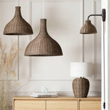 Habitat wicker pear lampshade 51cm - British product