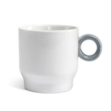 Sebastian Conran set of 4 grey coffee cups 230ml - British product